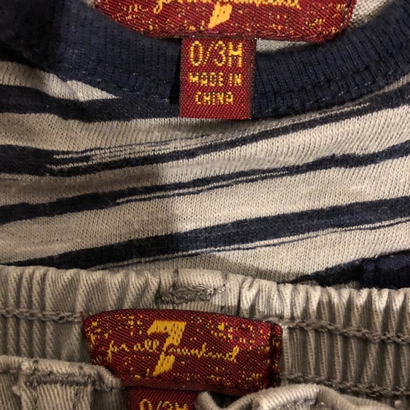 7 for All Mankind Infant Outfit - Picture 3 of 3